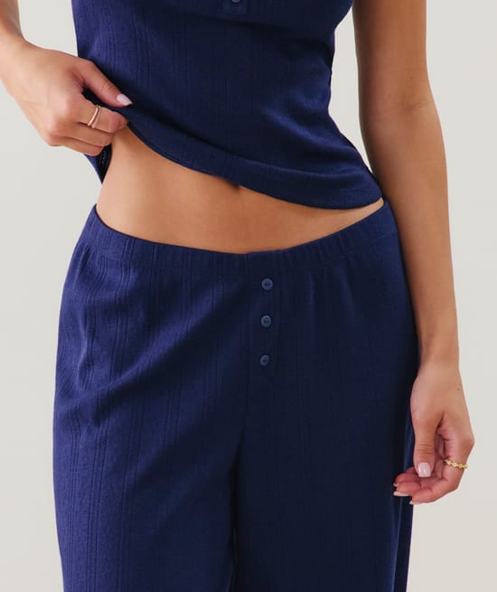 Pantalon en pointelle;