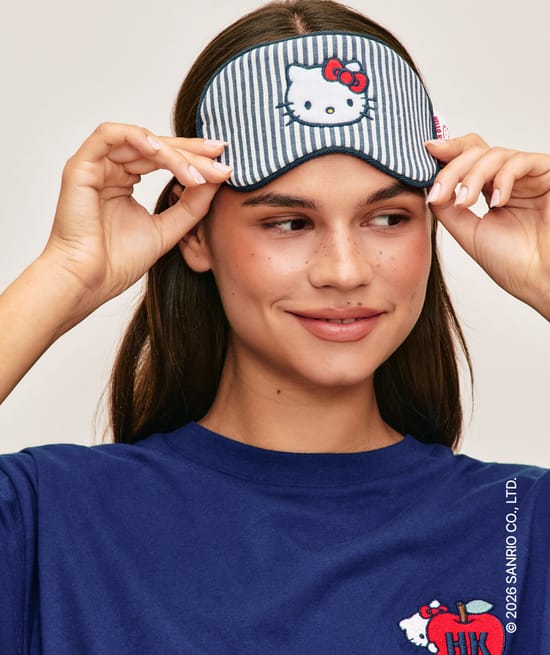 Masque de nuit hello kitty;