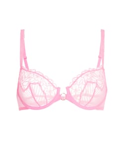 Sujetador balconette de encaje;