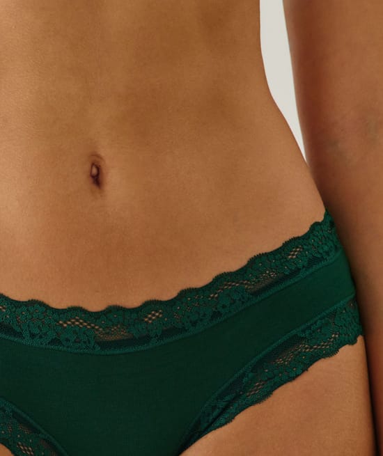 Cheeky en coton et dentelle;