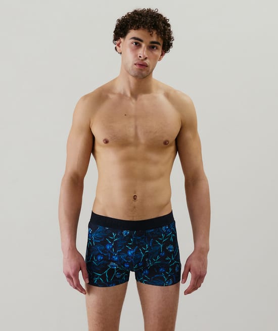 Boxer shorts with pattern;