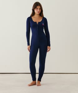 Pointelle jumpsuit;