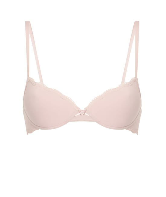 Cotton push-up bra;