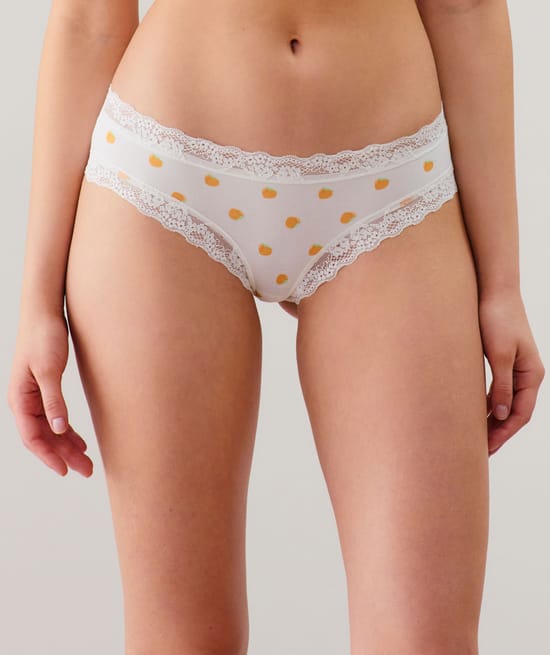 Cotton cheeky with pattern;