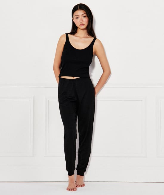 Top de pyjama en jersey;