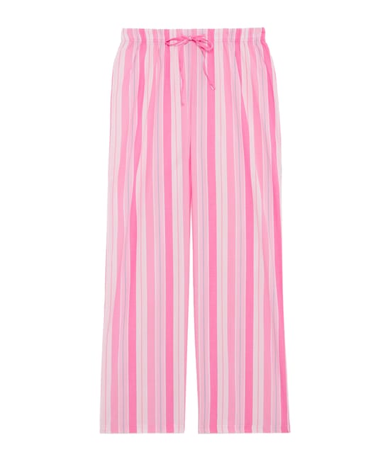 Rechte broek met strepen;