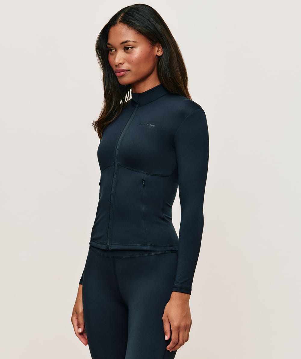 Microfibre sports jacket;