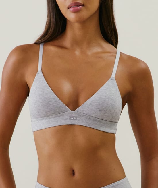 Triangle bra 100% cotton;