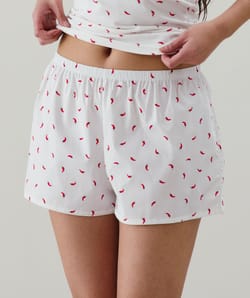 Short con estampado;