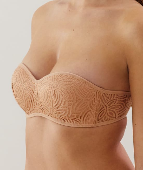 Kanten bandeau beha;