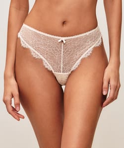 Lace thong;