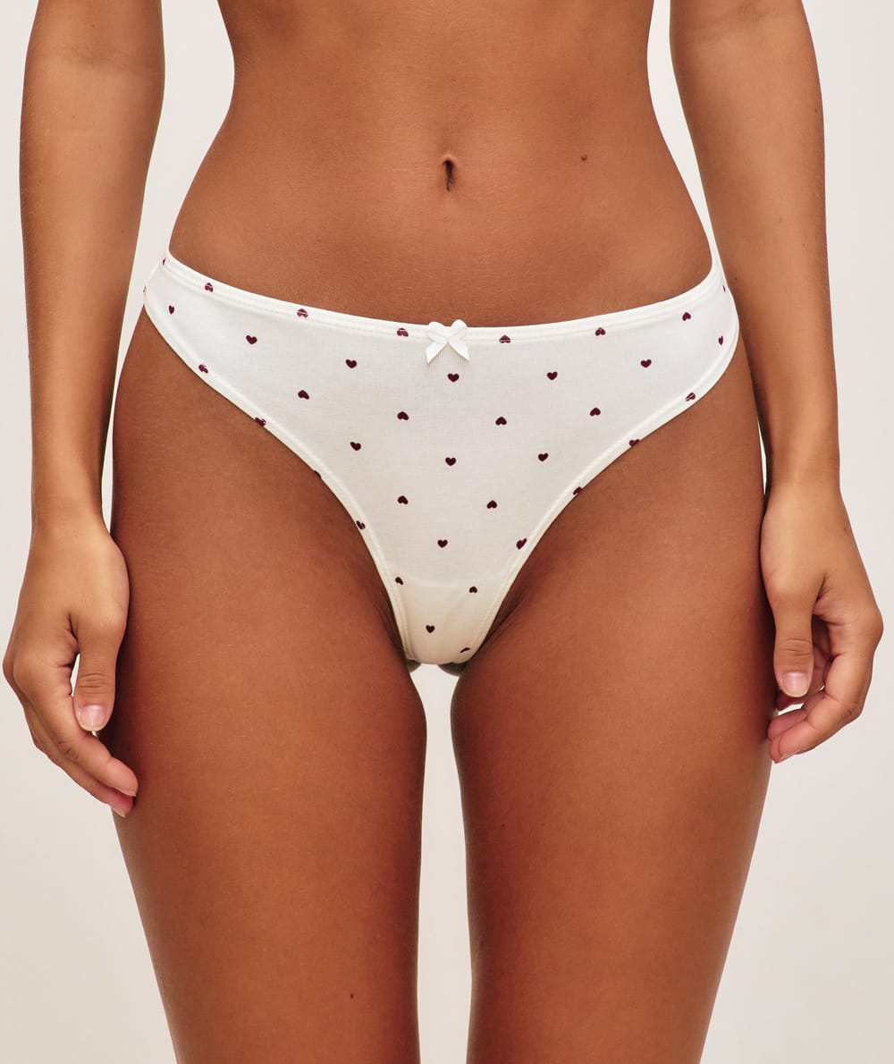 Set of 3 cotton patterned strings;