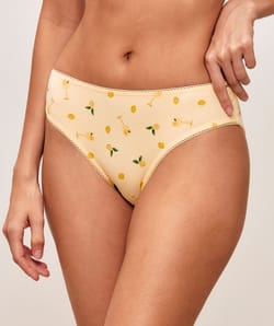 Set of 3 cotton printed fruit panties;