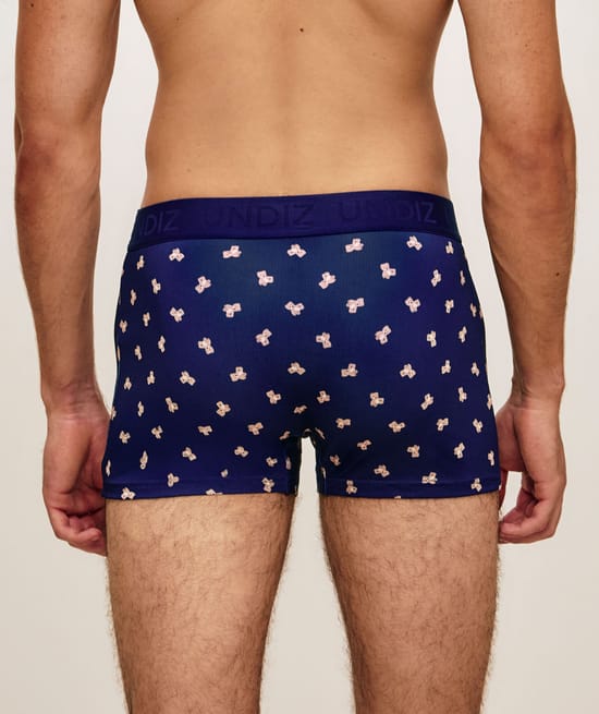 Printed microfiber boxer bears;