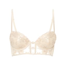 Push-up bra with embroidery;