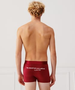 Boxer à message en jersey;