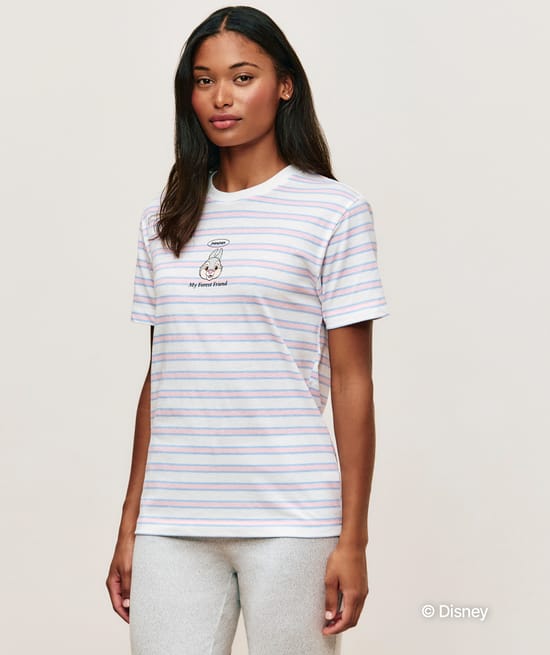 Thumper striped jersey T-shirt;