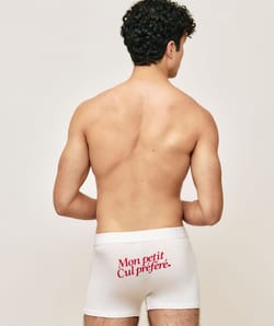 Cotton boxer shorts "My favourite little bum;