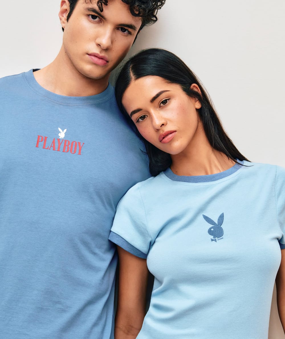 Playboy cotton T-shirt;