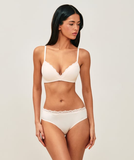 Microfiber push-up bra;