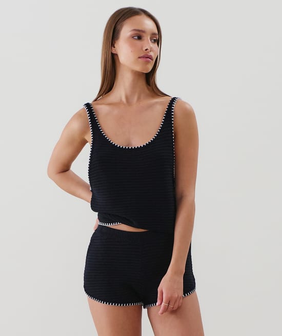 Gehaakte tanktop;
