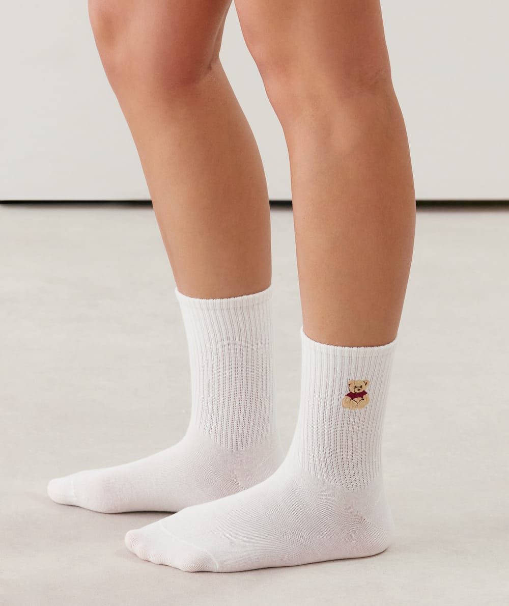 Lot de 3 paires de chaussettes en coton;