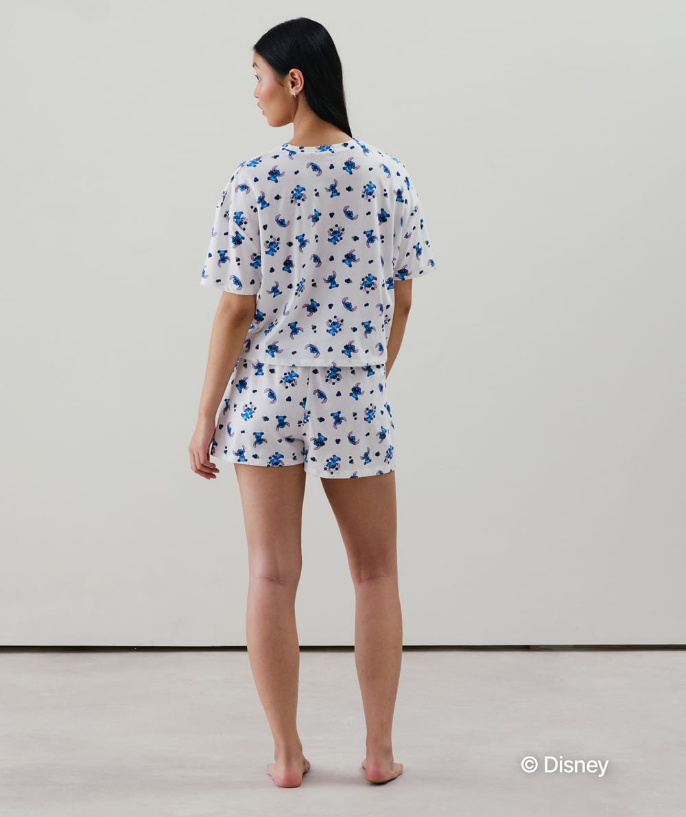 Stitch T-shirt en short set;