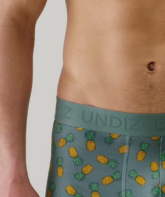 Cotton boxer shorts with pattern;