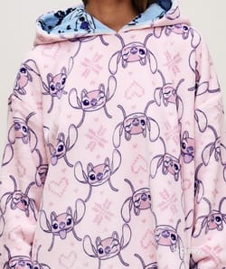Sweatplaid r&eacute;versible Stitch et Angel;