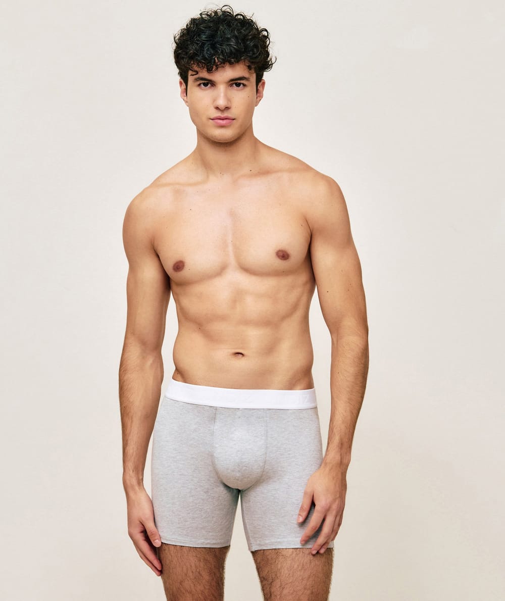Boxer long en coton;
