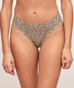 Pack of 3 patterned cotton knickers;