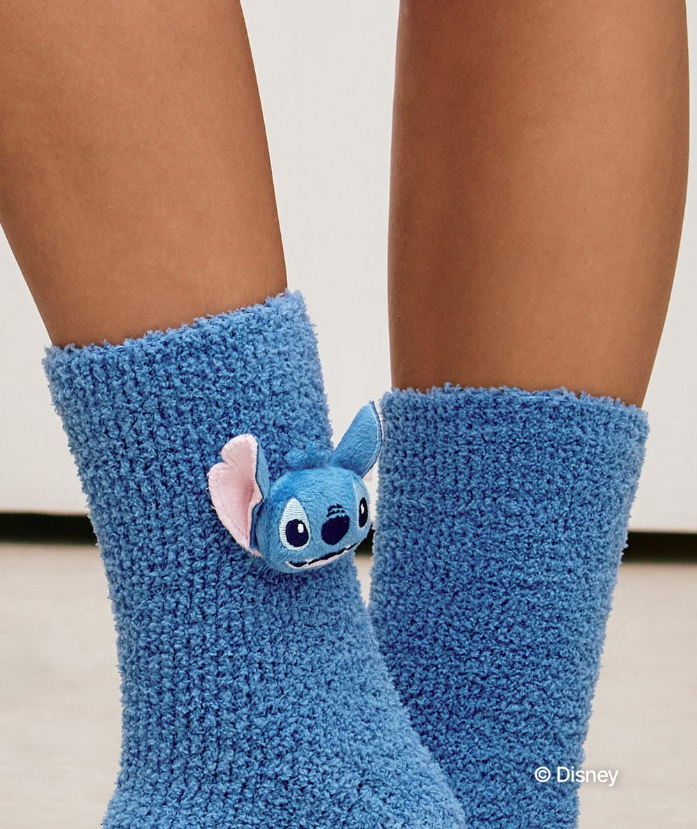 Chaussettes polaire Stitch;