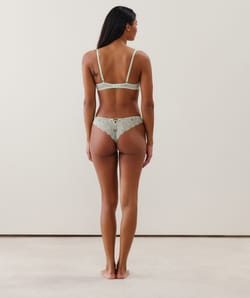 Lace thong;
