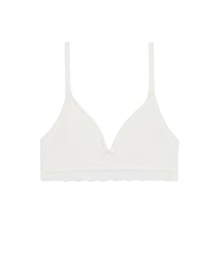 Set of 2 cotton triangle bras;