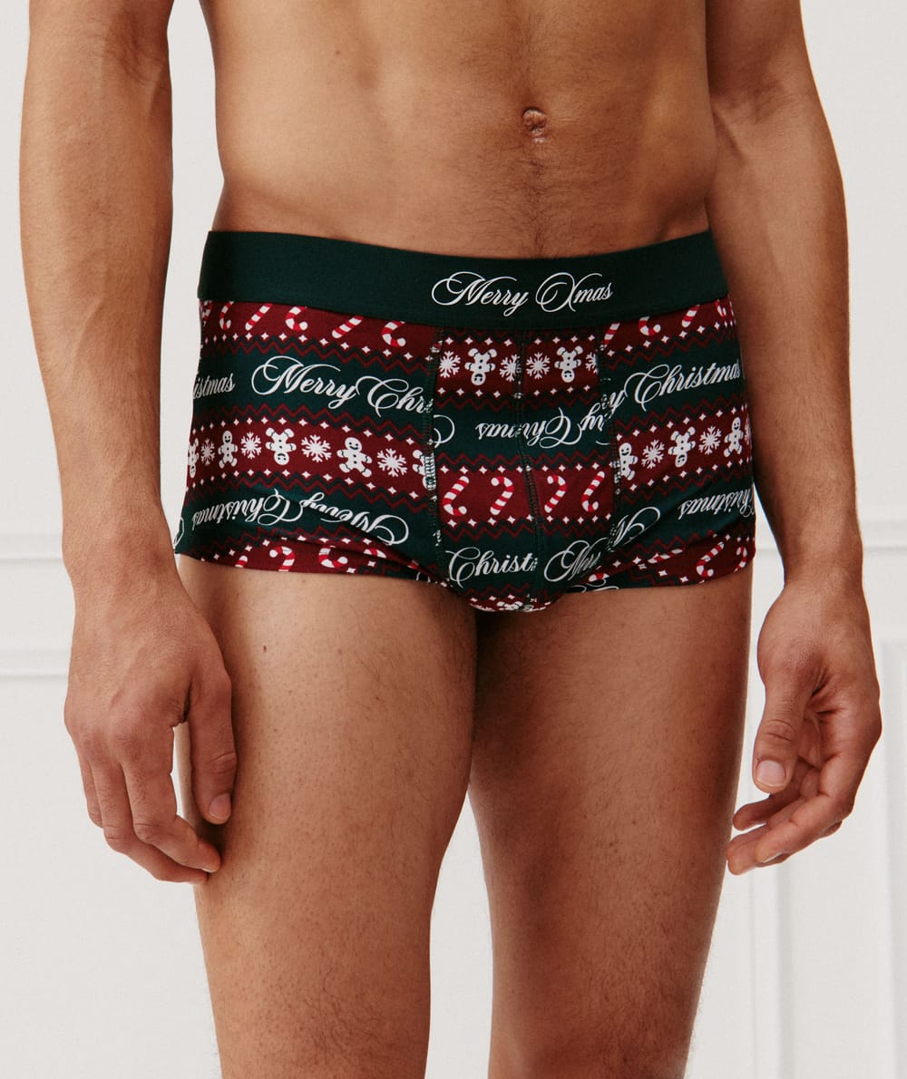 Coffret boxer court en jersey;