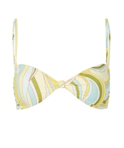 Haut de maillot bandeau &agrave; motif graphique Clem de la Creeme;