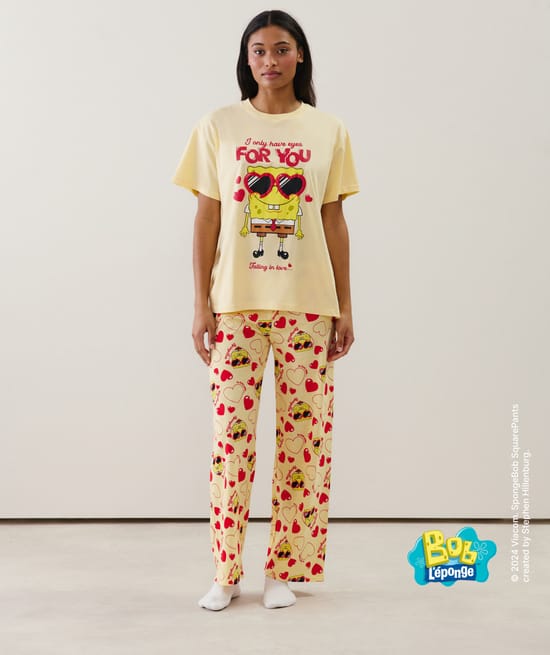 Pantalon en jersey Bob L'&eacute;ponge -In love with&hellip; -;