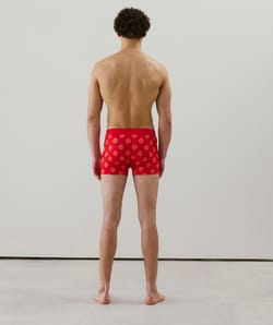 Boxer shorts with pattern;