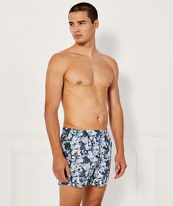 Katoenen boxershort met motieven;