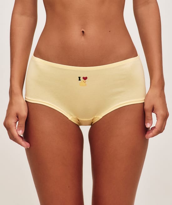 Set of 3 cotton patterned shorts;