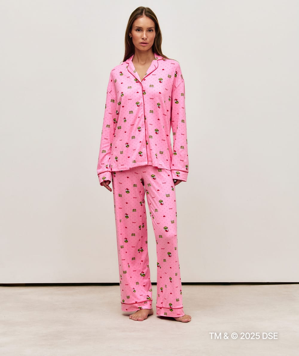 Pantalon jersey Grinch;