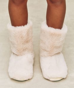 Fleece slippers;