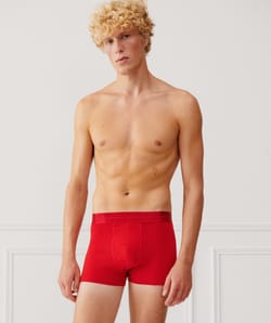 Jersey boxershort met opschrift;