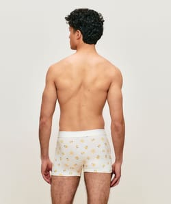 Boxer en coton motifs citrons;