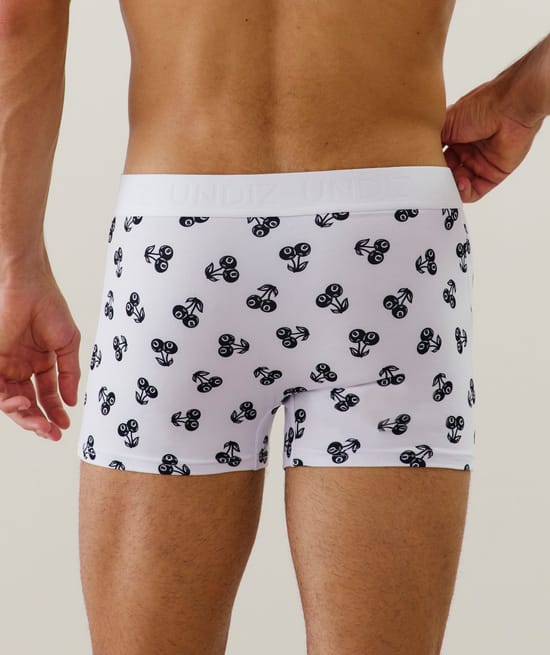 Cotton printed boxer shorts;