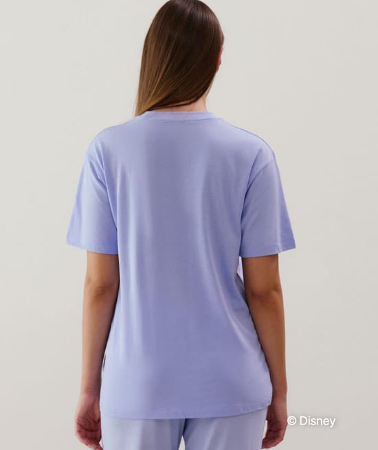 Top en jersey Marie bleu;