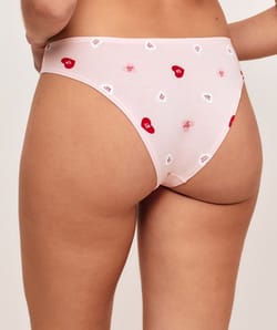 Pack of 3 patterned cotton knickers;