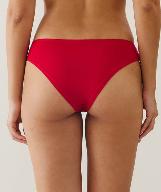 Pack of 3 patterned cotton knickers;