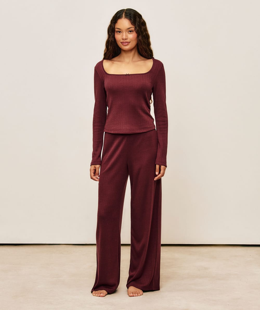 Top manches longues en jersey;