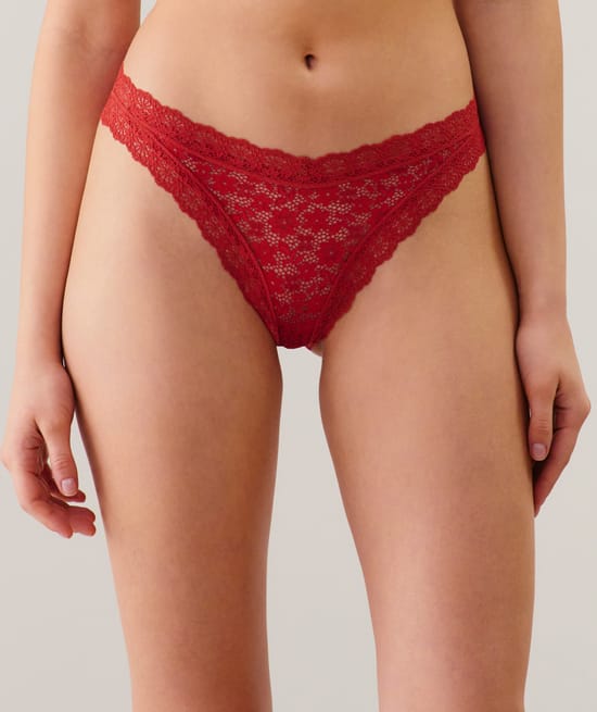 Culotte en dentelle;